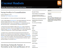 Tablet Screenshot of coconutheadsets.com